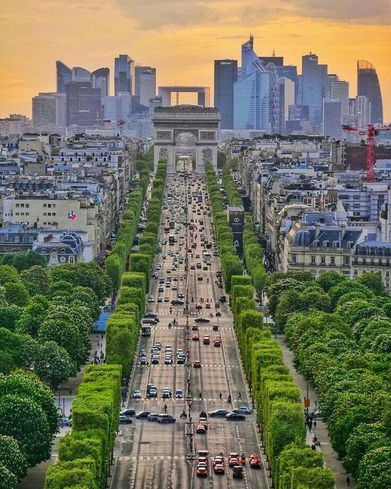 Champs Elysees, Paris, France 