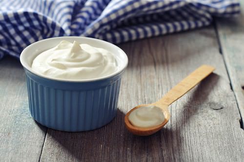 Organic, plain Greek yogurt