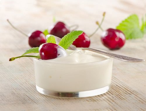 Dip berries in yogurt