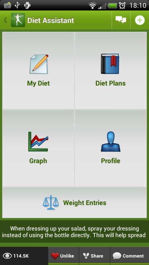 Diet Assistant App
