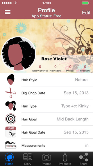 Hair Journal App