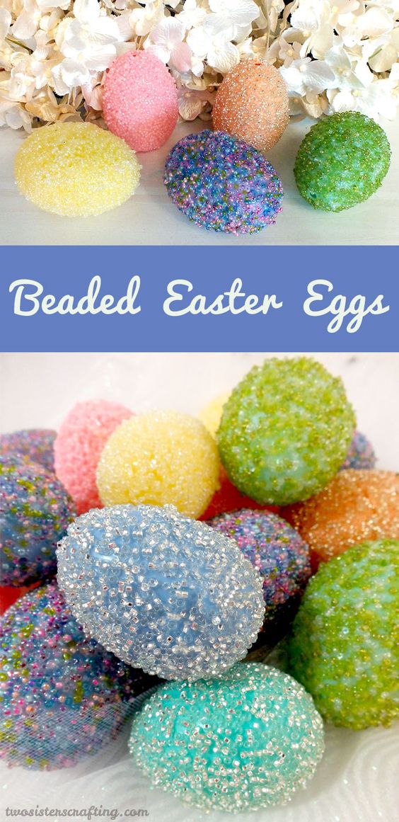 Beaded Easter Eggs