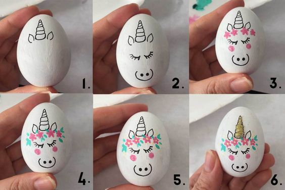 Unicorn Easter eggs - 15 Astonishing Easter Egg Ideas