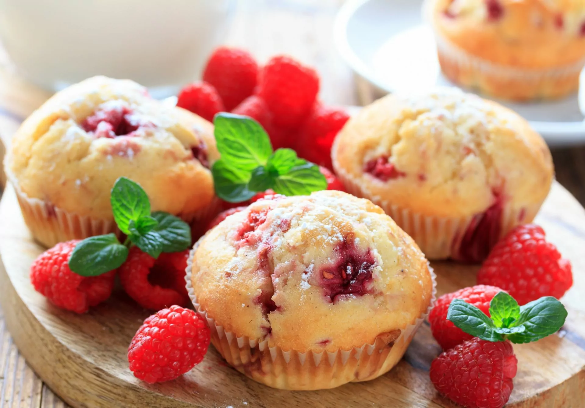 Raspberry Coconut Cupcakes