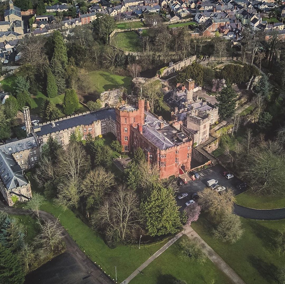 10 Impressive Ancient Castle Hotels around the World Ruthin Castle, Ruthin, Denbighshire, Wales