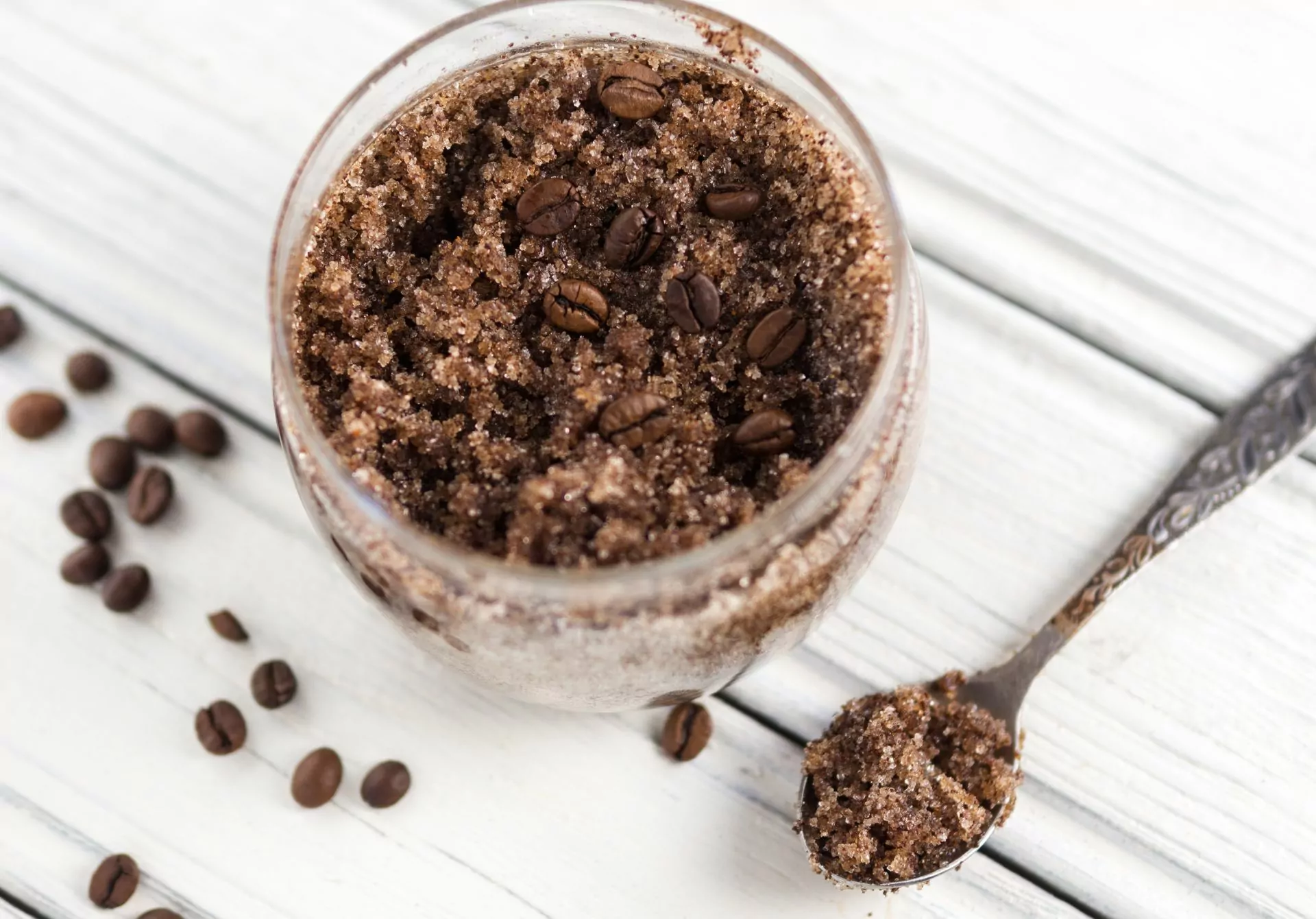 Coffee sugar scrub