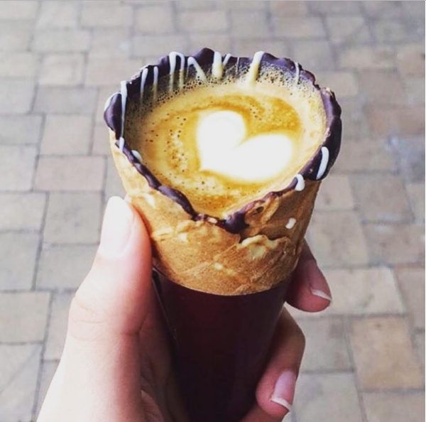 Here Is Why Coffee Cones Are So Popular Right Now