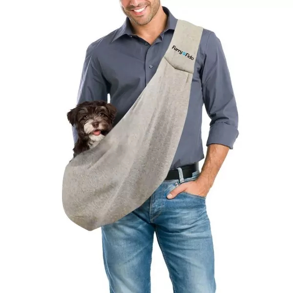 furryfido reversible pet sling carrier
