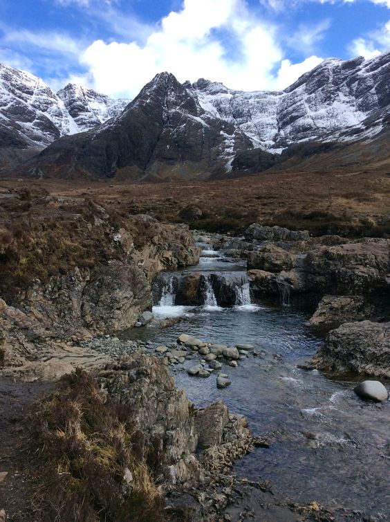 Fairy Pools of Glenbrittle, Black Cuillin Mountains