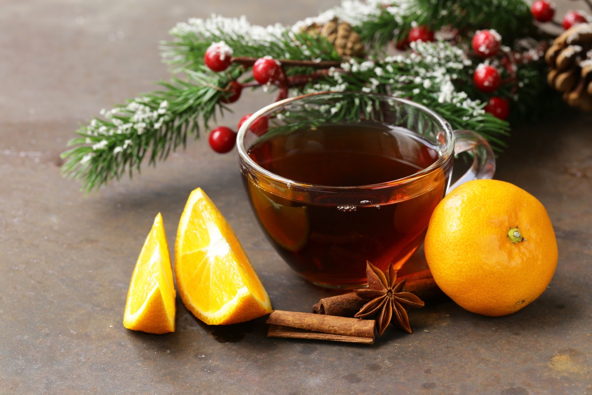 Herbal tea 8 Things to Eat and Drink on Christmas Morning