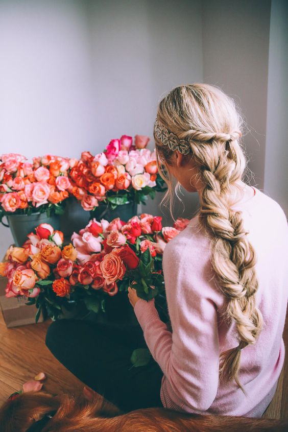 Romantic Rapunzel hairstyle