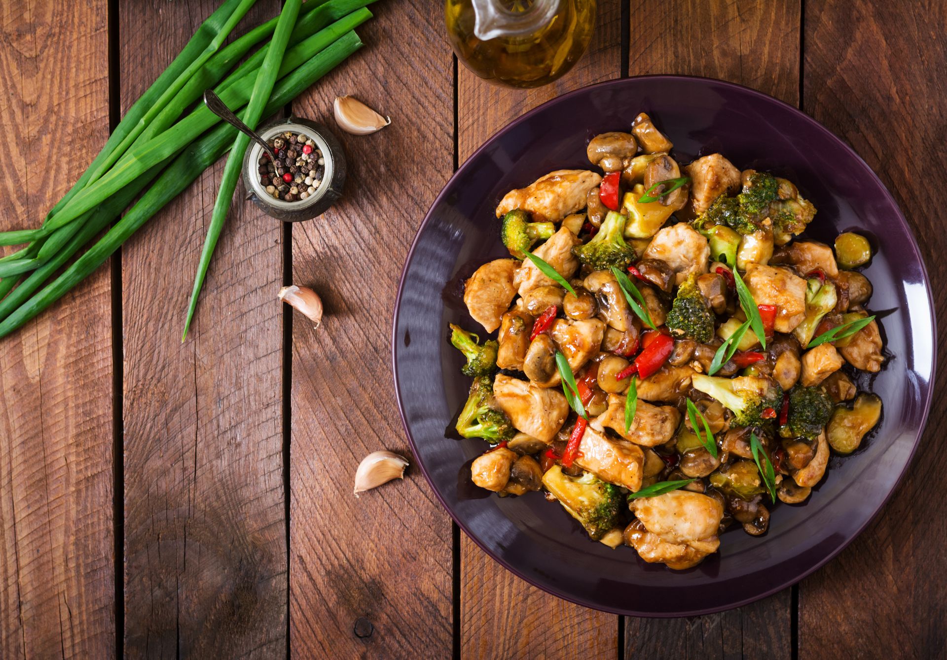 Brussels Sprouts and Mushroom Stir-Fry