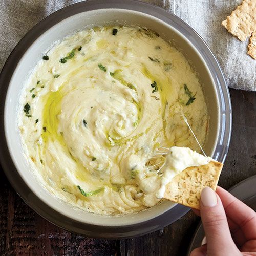 Hot and Cheesy Brussels Sprouts Dip