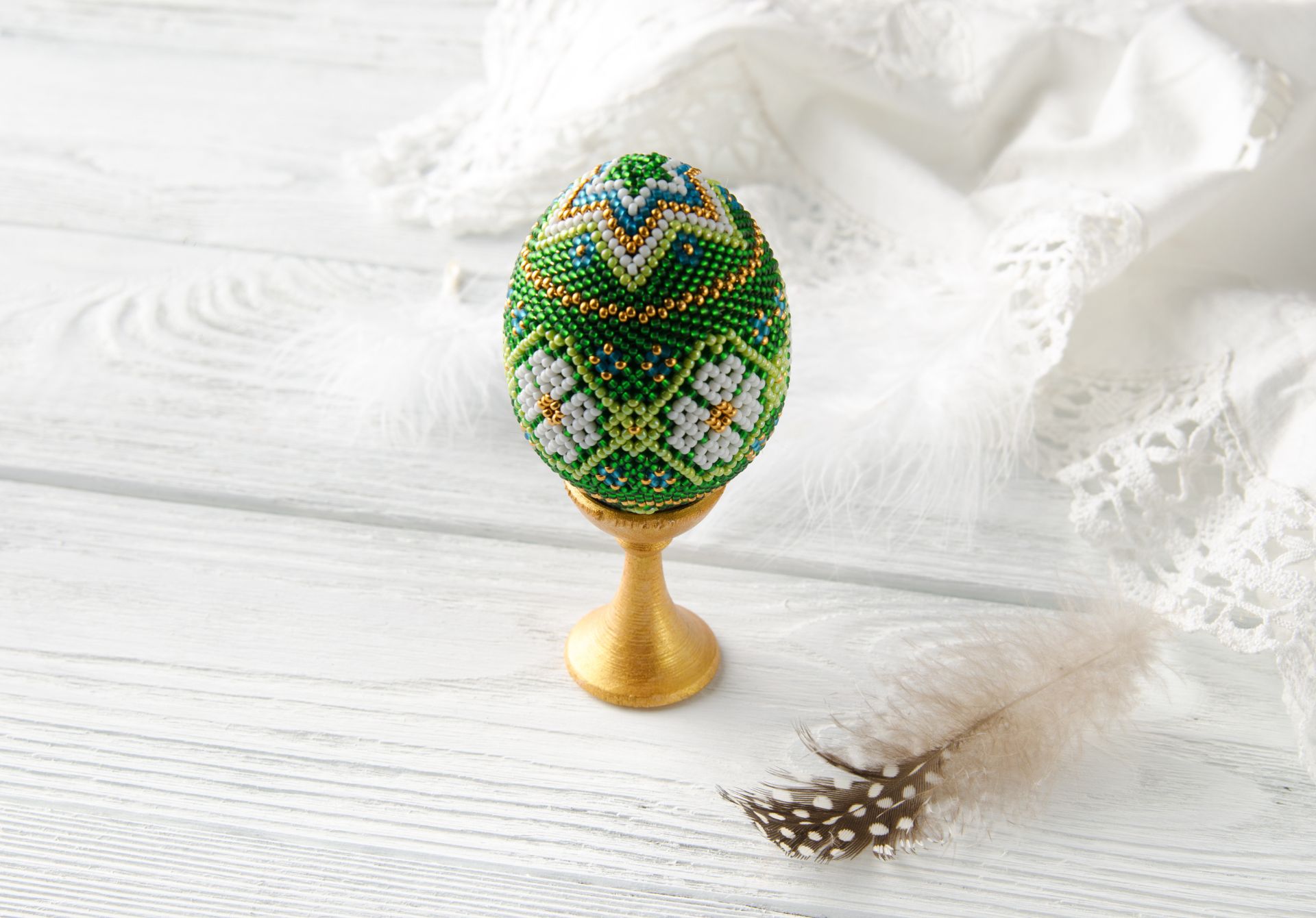 Beaded Easter Eggs