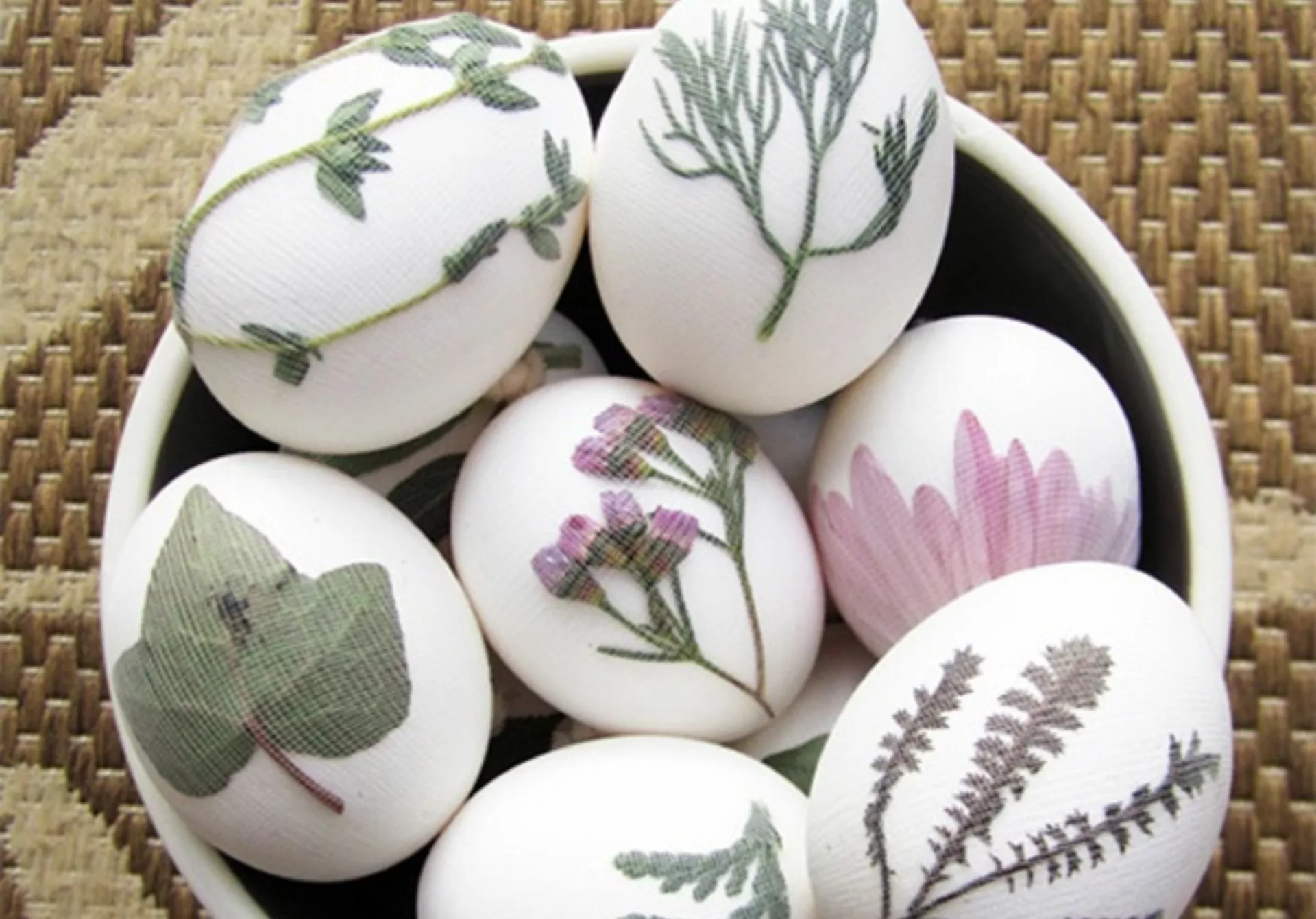 Botanical Easter Eggs
