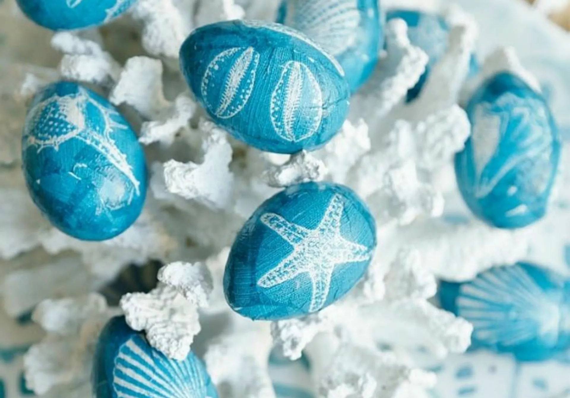 Coastal Easter eggs