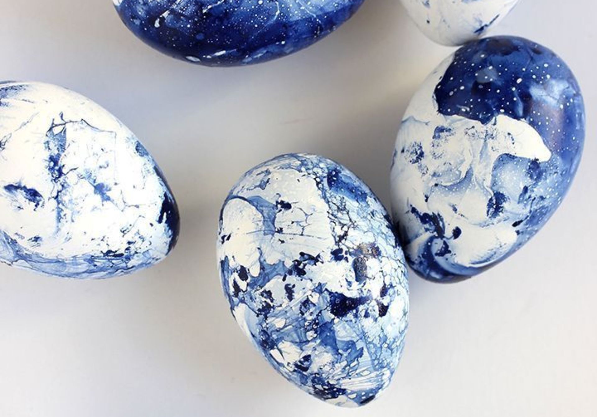 Marbled Indigo Eggs