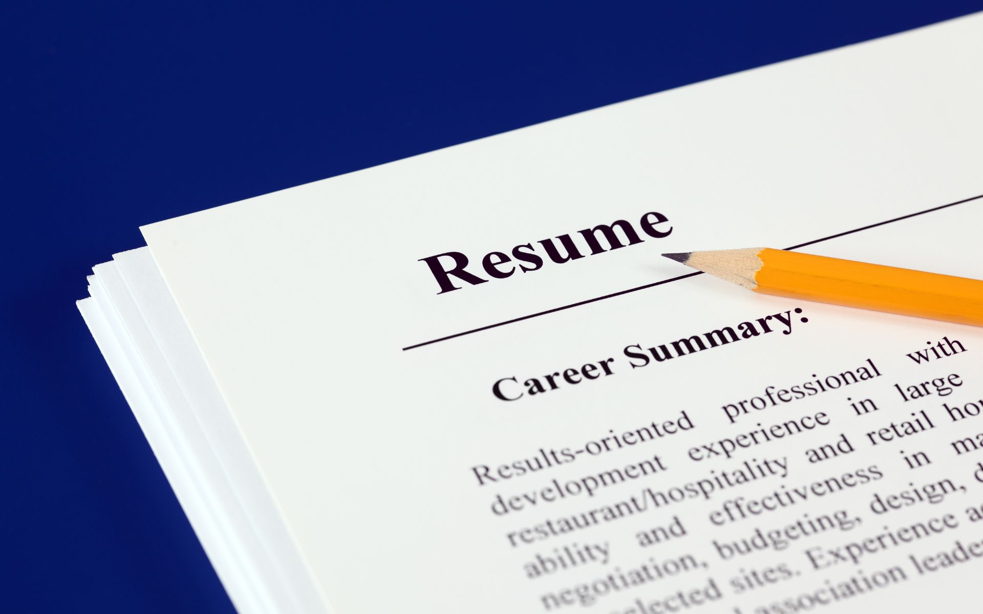 Improve Your Resume