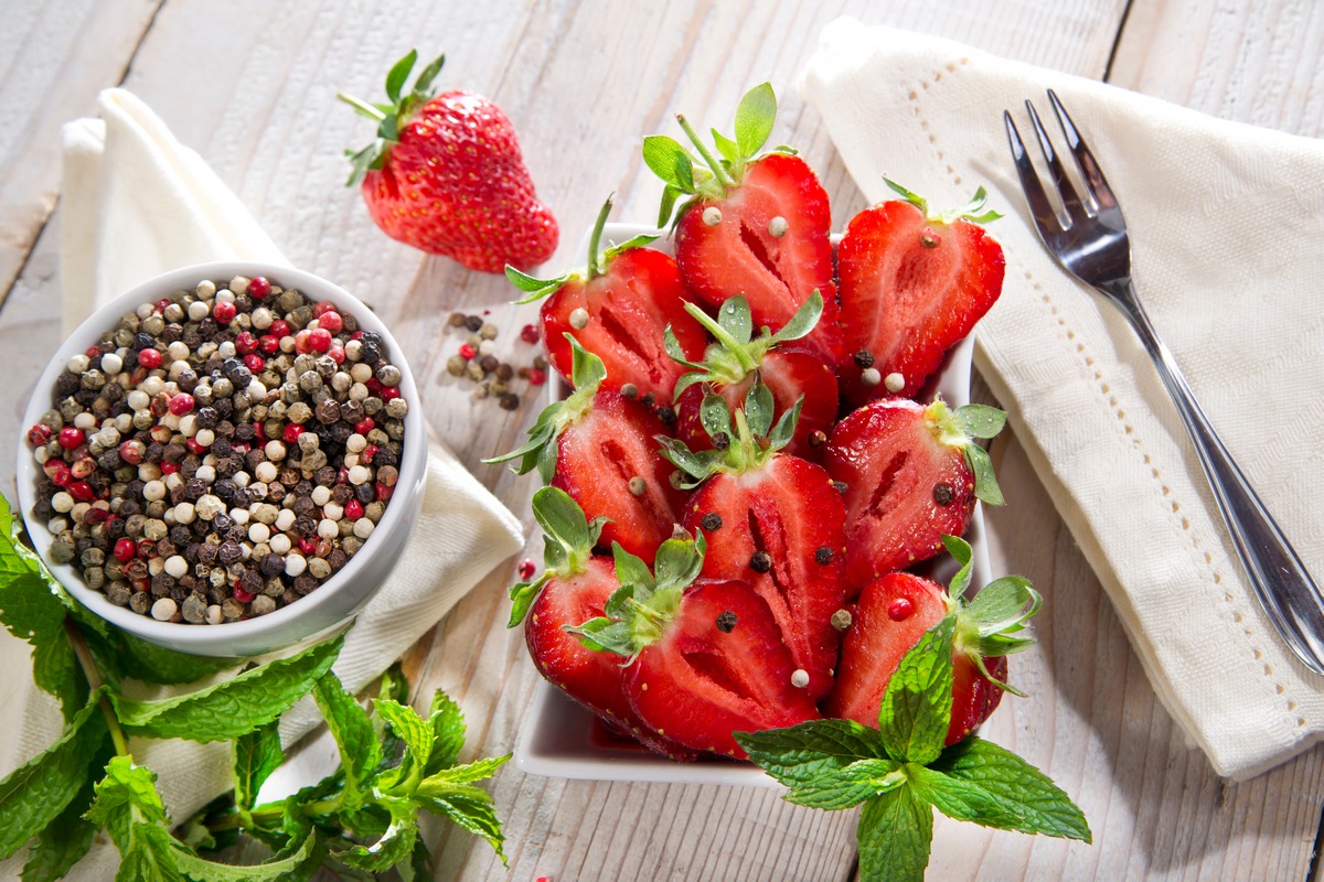 Top Ten Unusual Food Combinations Strawberries and pepper