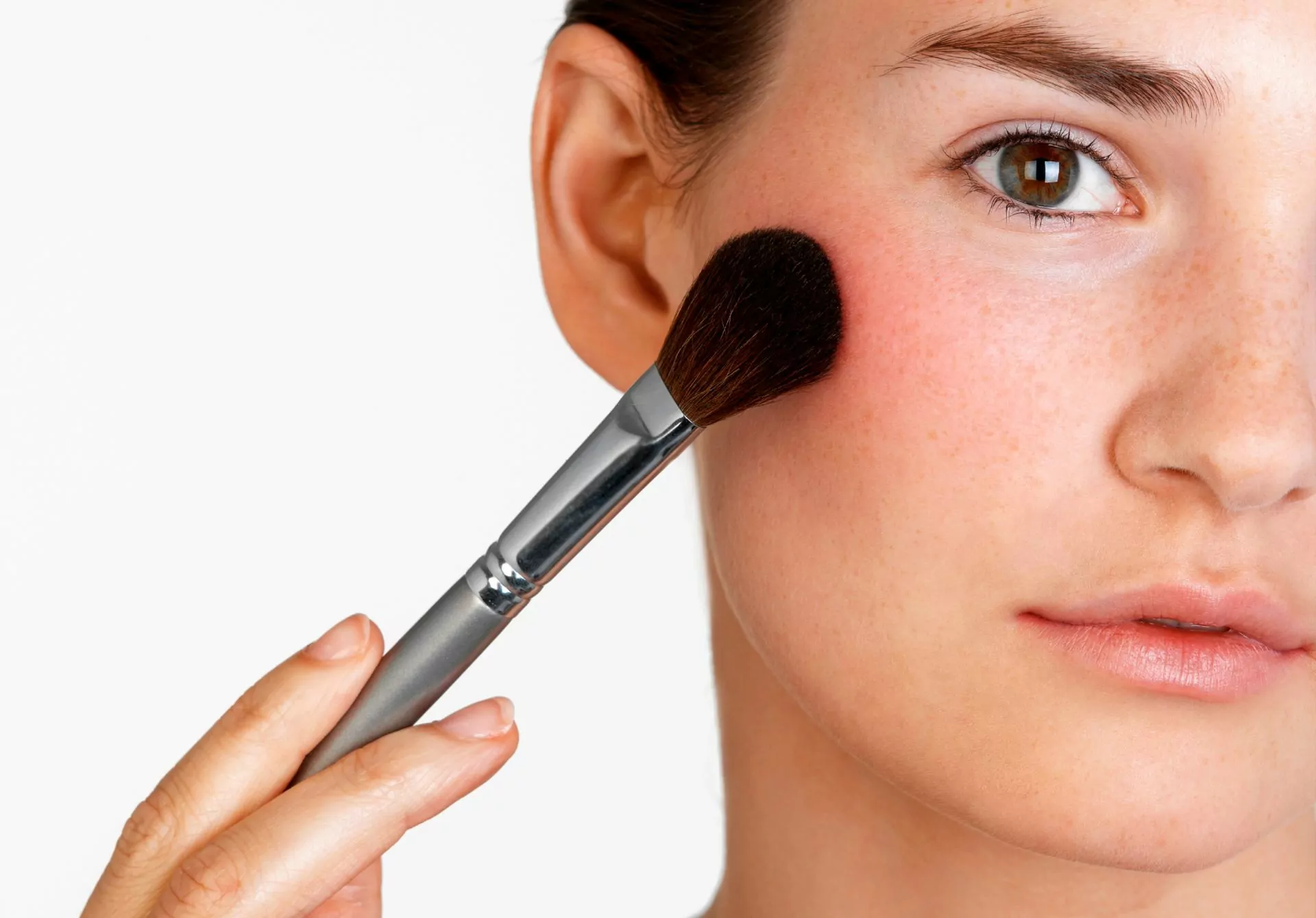 Blush First, Then Powder