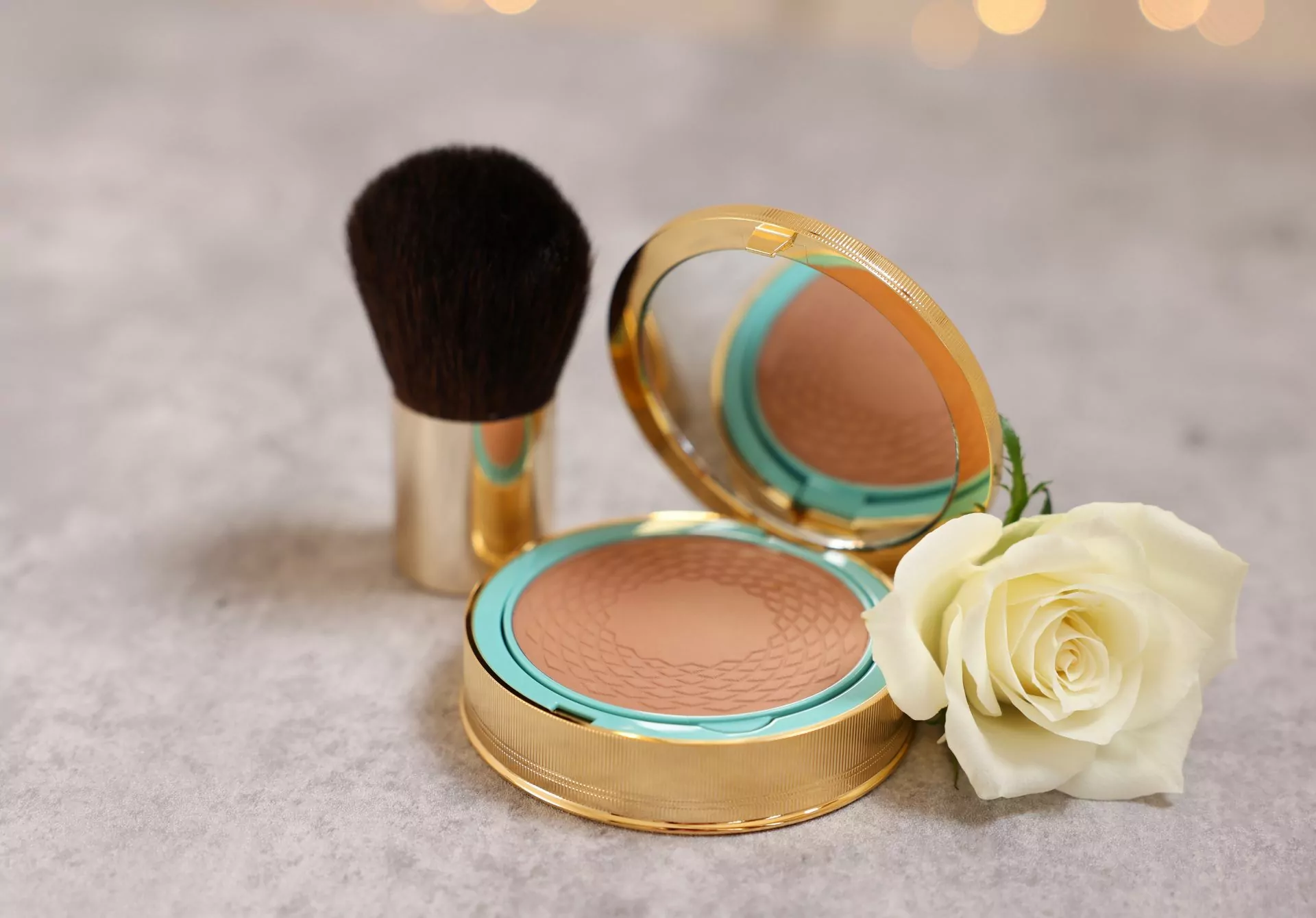 Use a Big Brush for Bronzer