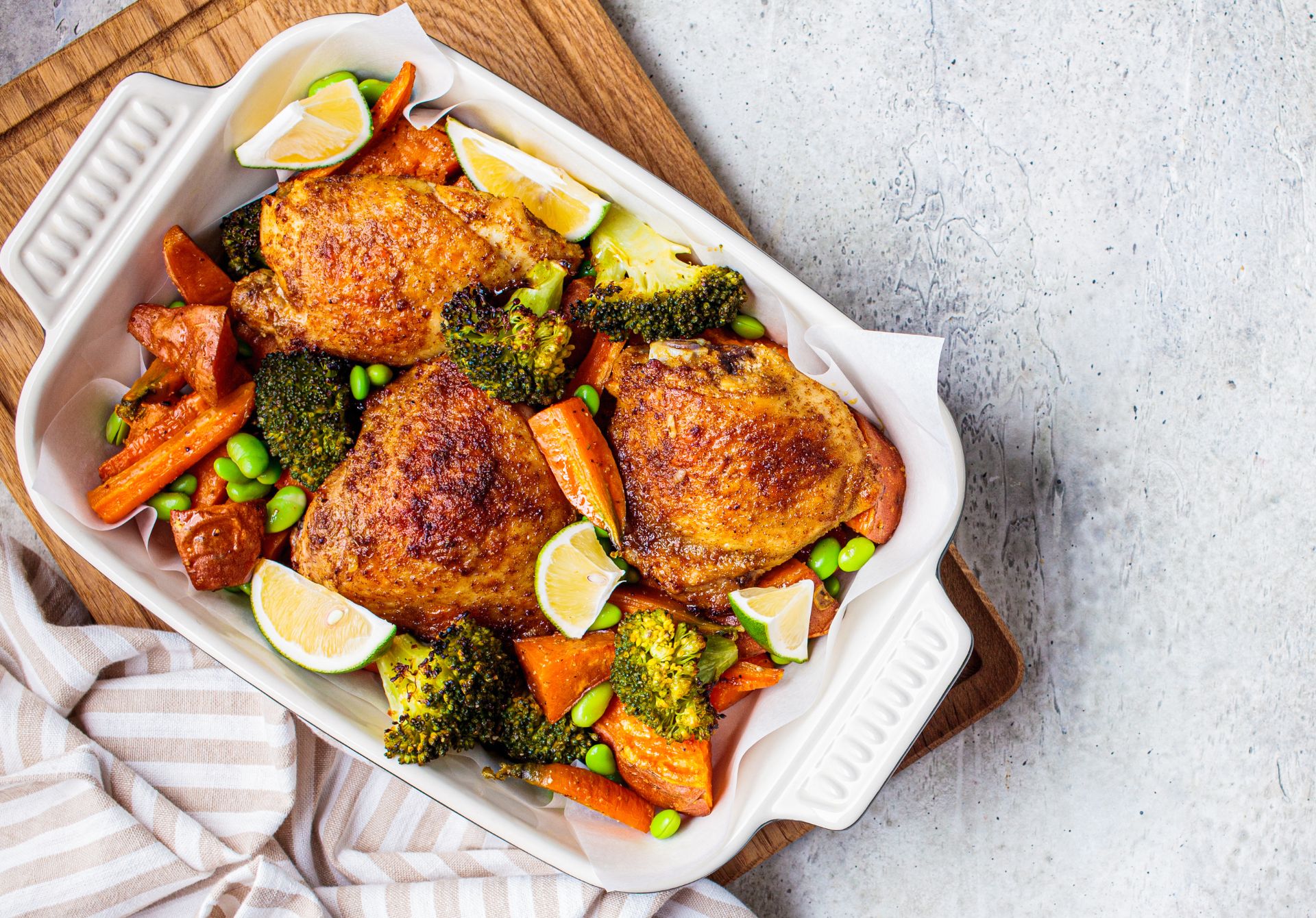 Baked Chicken and Vegetables