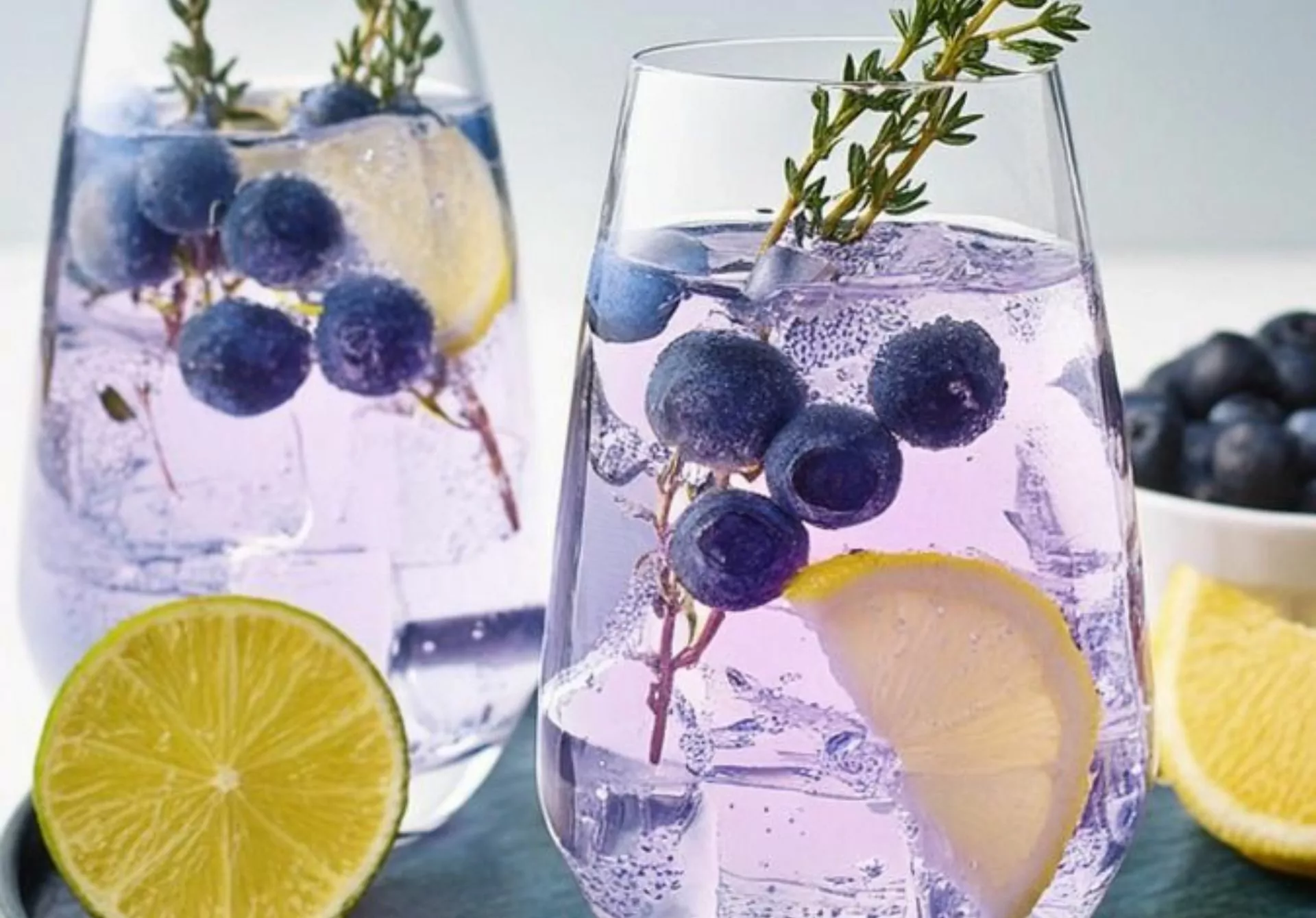 Blueberry-Lavender Wellness Punch