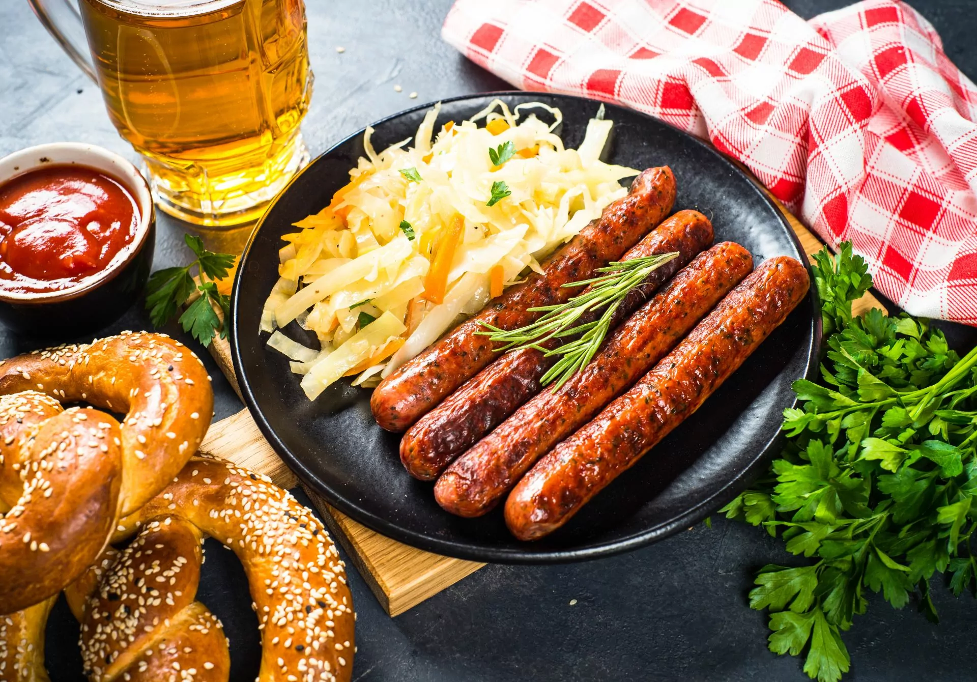 Classic Sauerkraut and Sausage