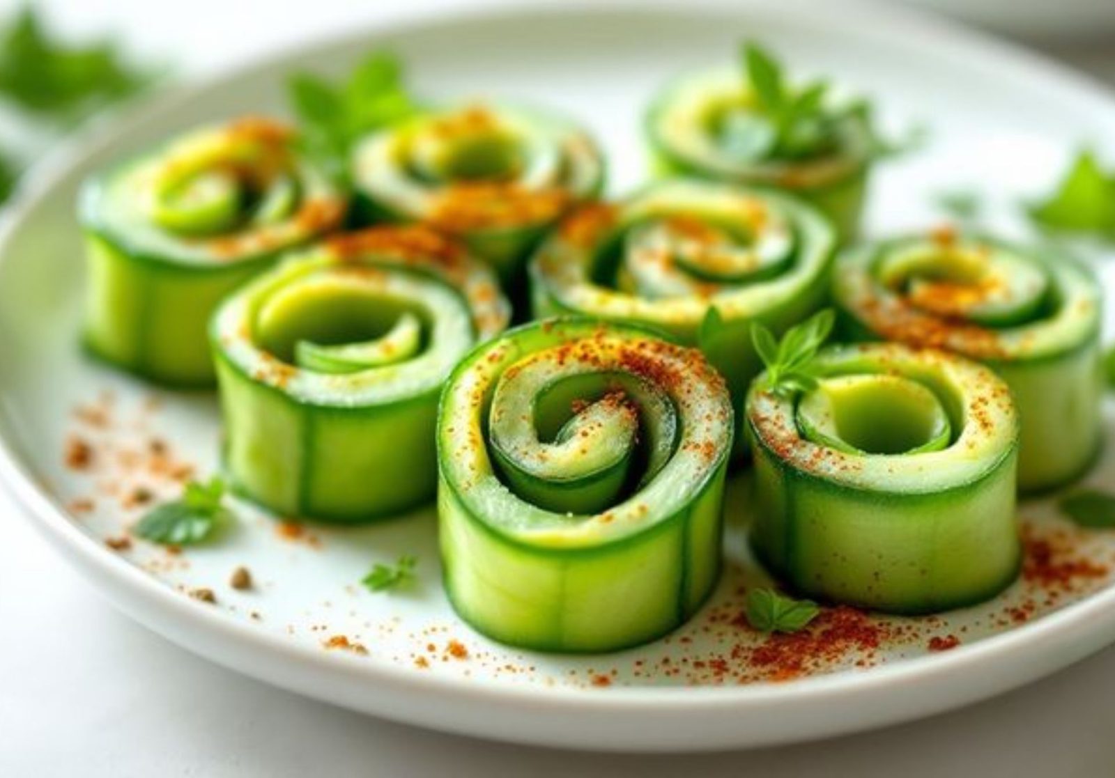 Cucumber-Avocado Rolls