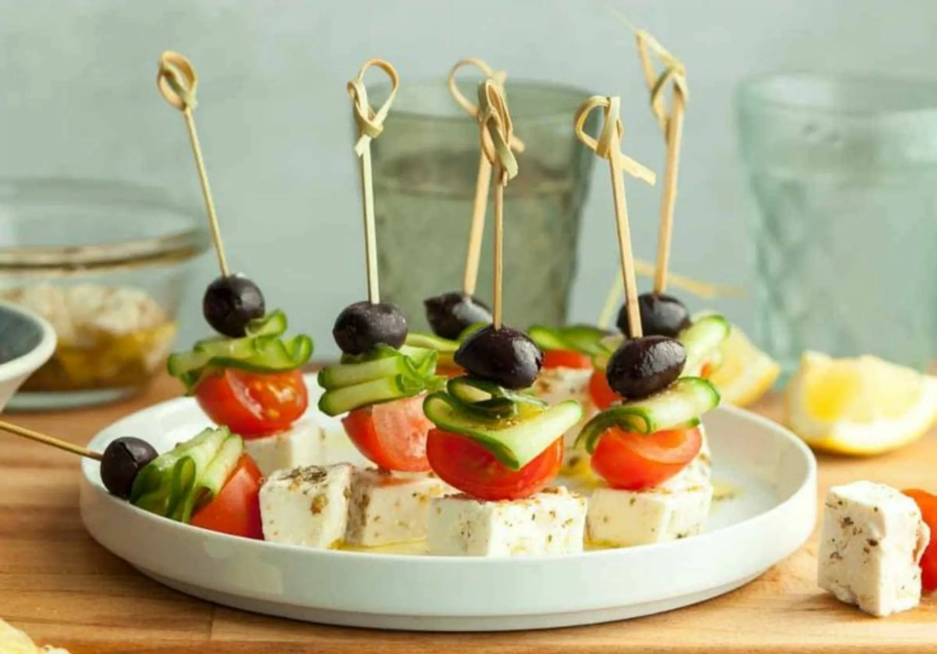 Greek Salad Skewers