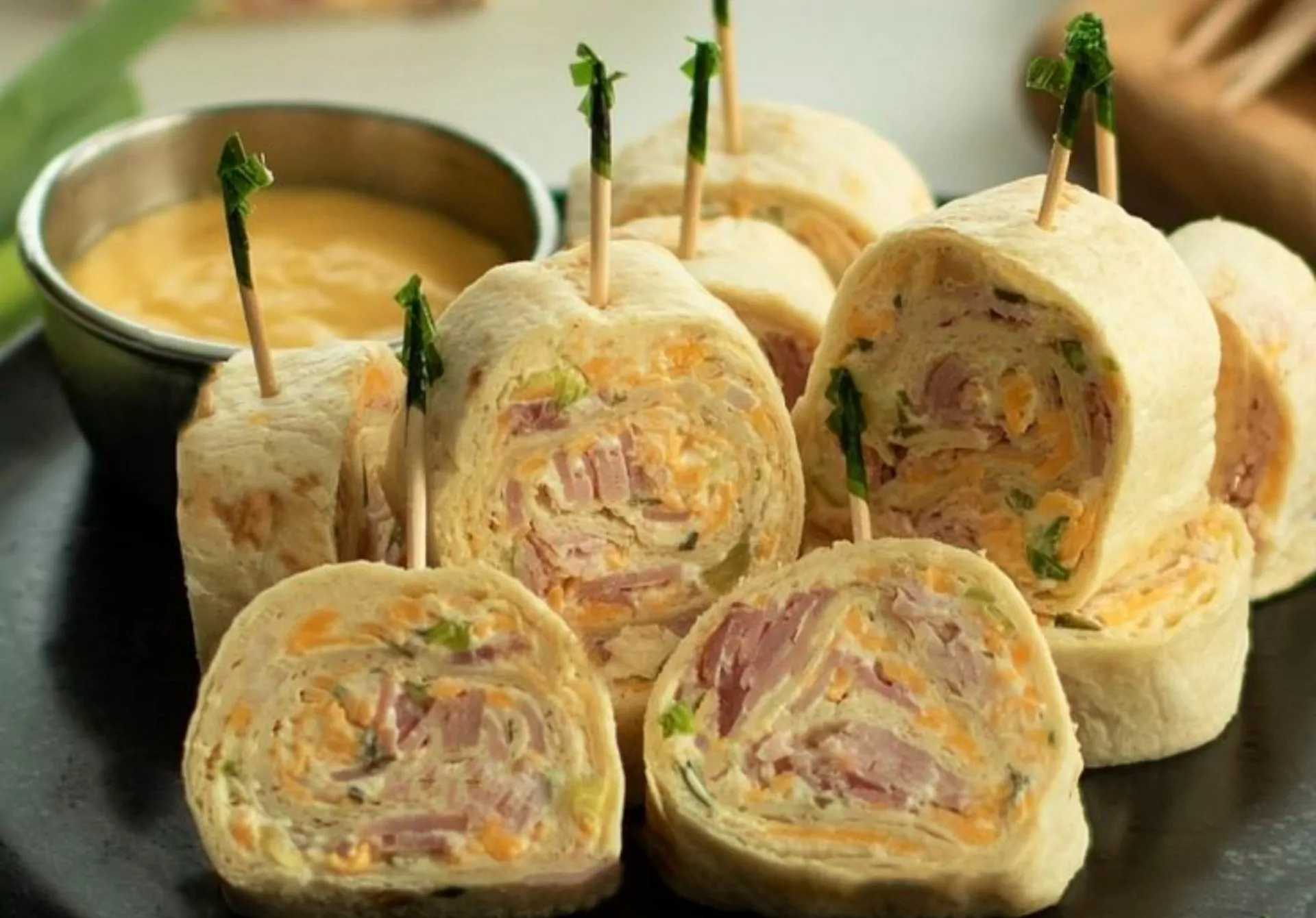 Ham and Cheese Pinwheels