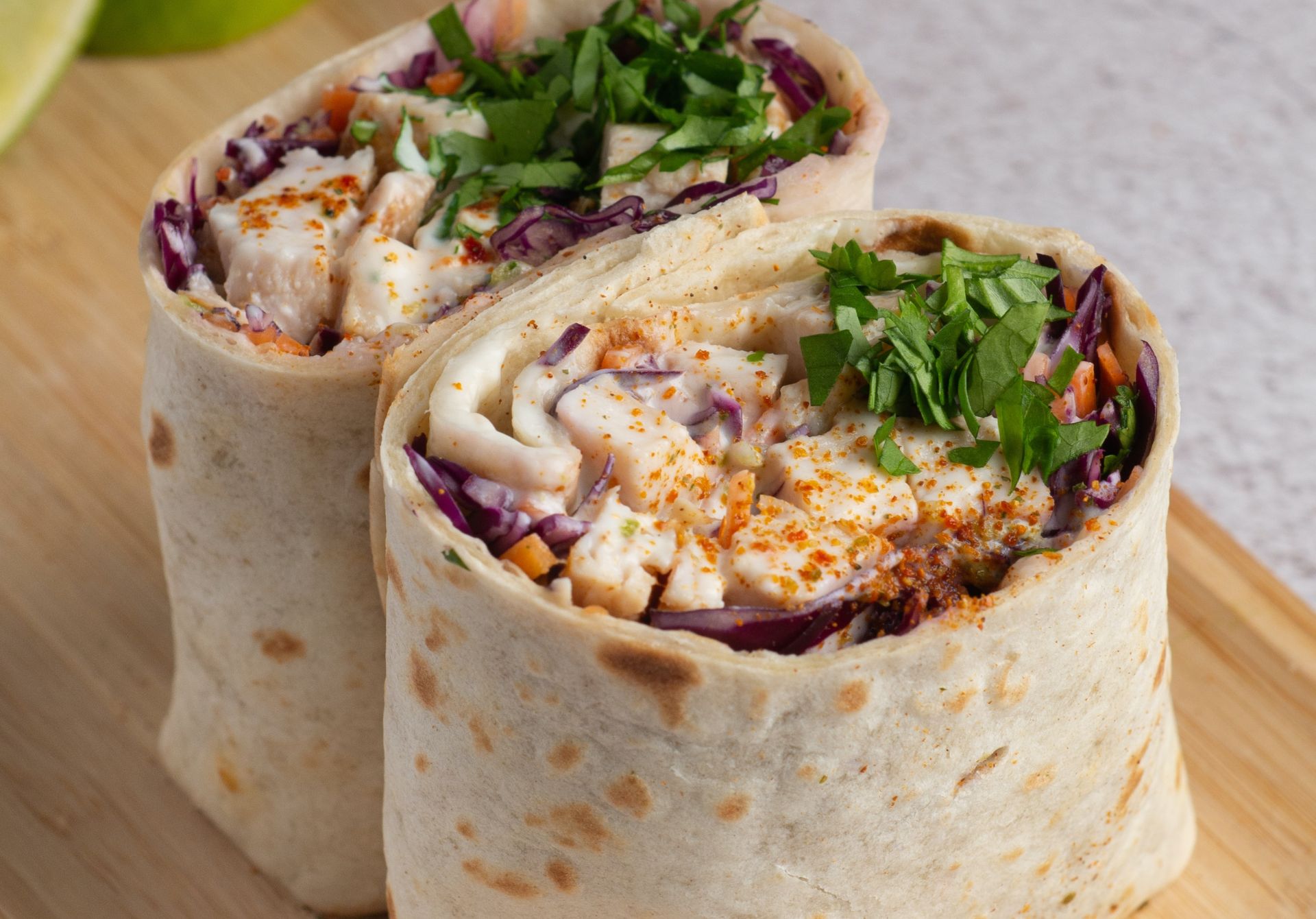 Hummus and Veggie Wrap