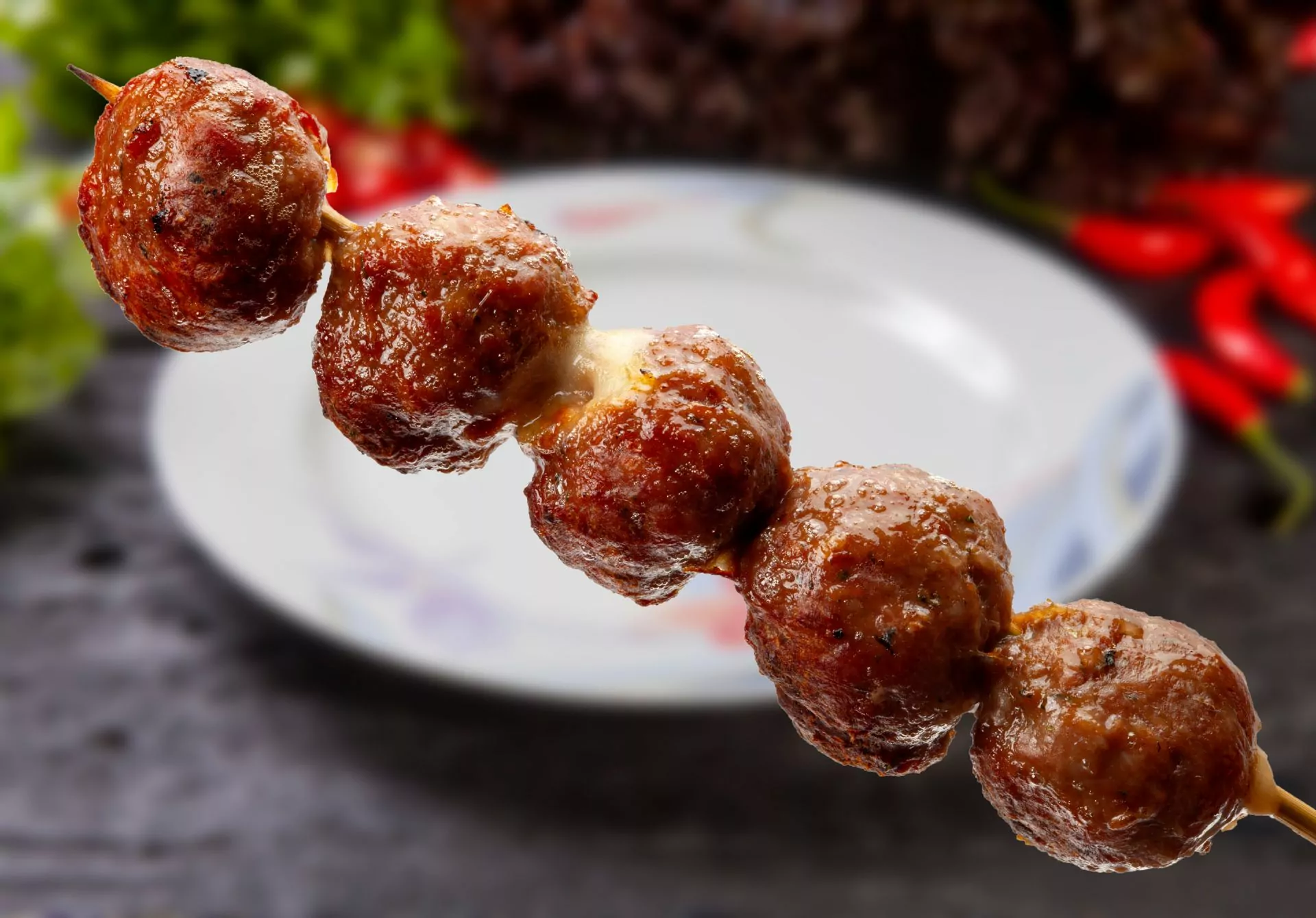 Meatballs with Dipping Sauce