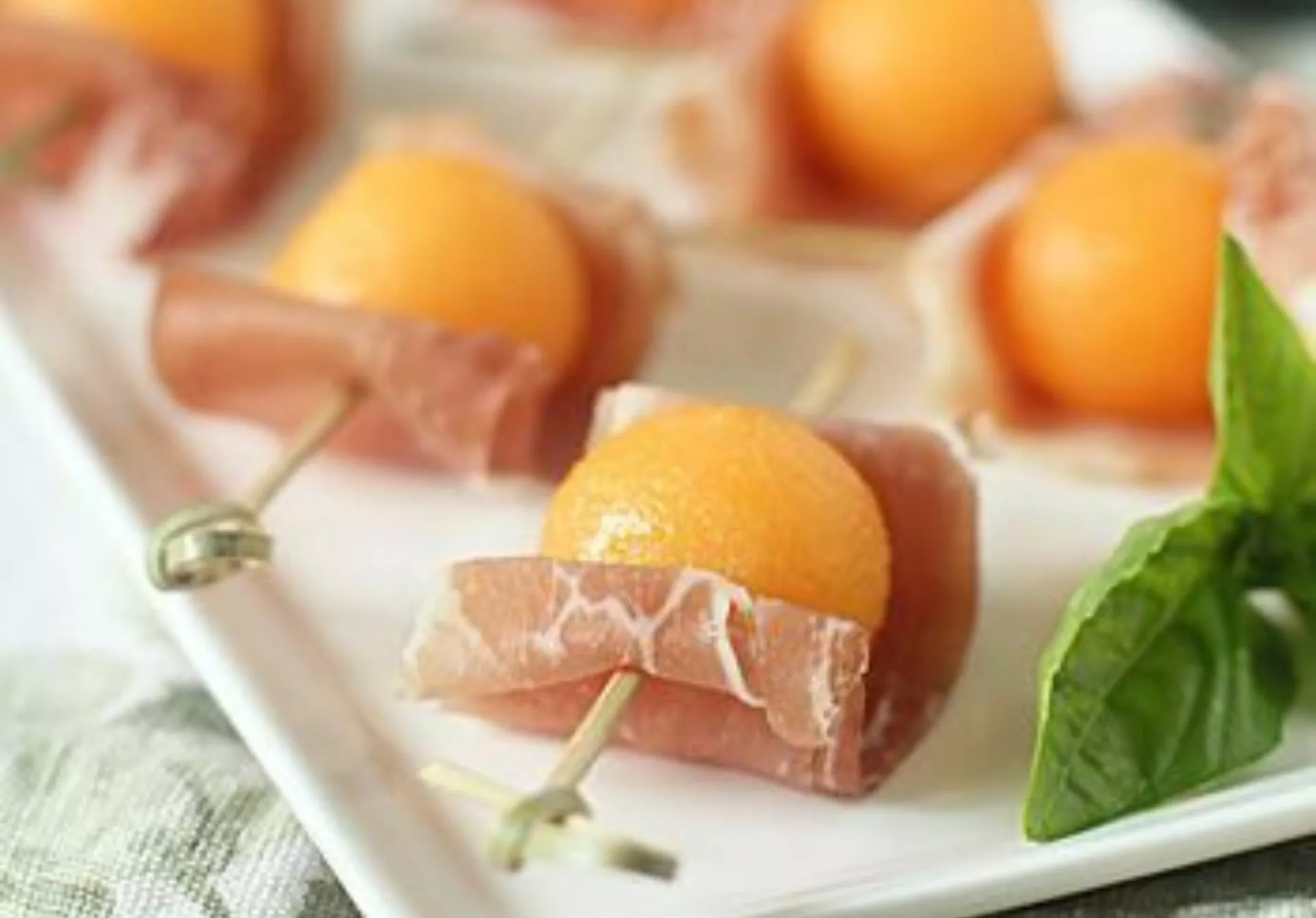 Prosciutto-Wrapped Melon Balls