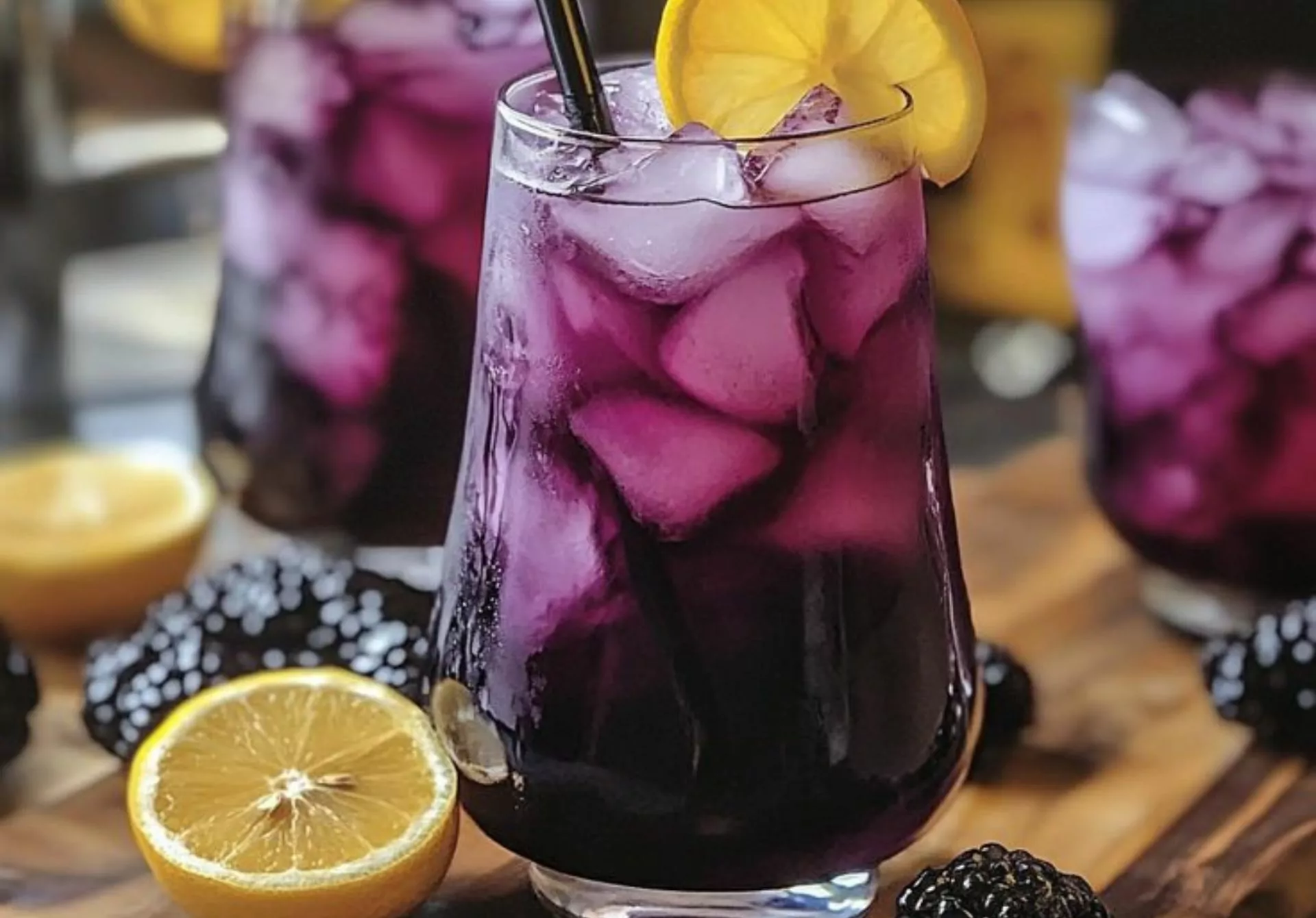 Purple Grape-Pomegranate Sparkler