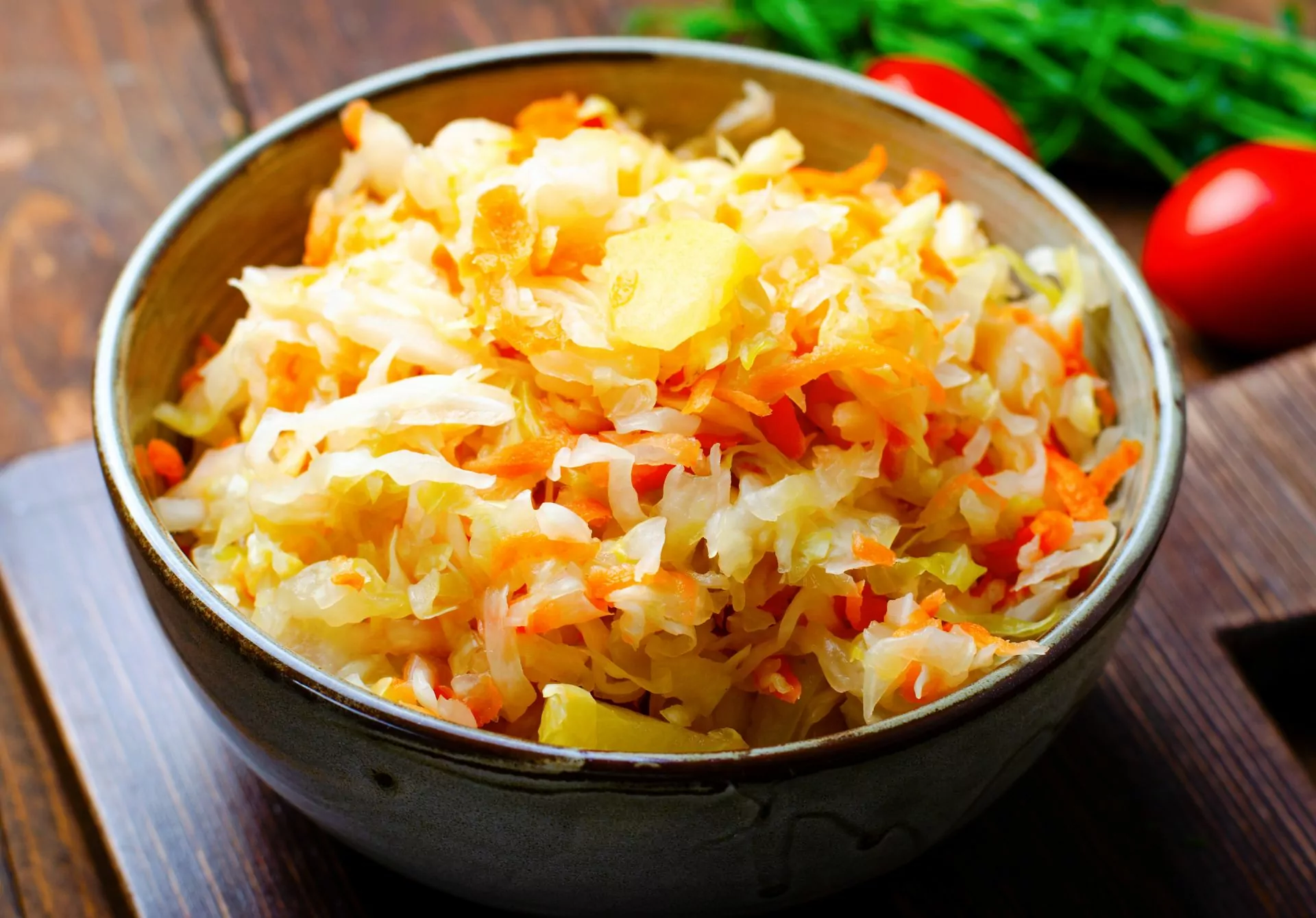 Sauerkraut and Apple Slaw
