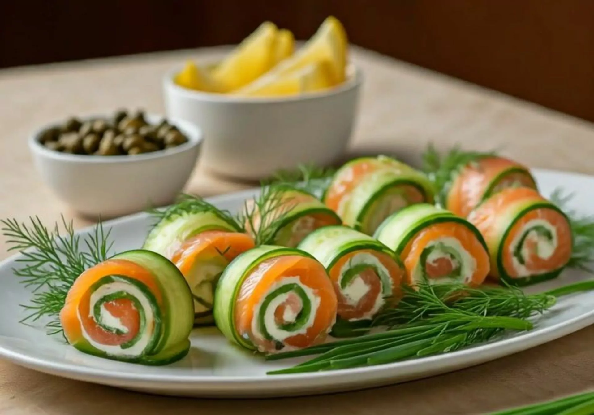 Smoked Salmon Rolls