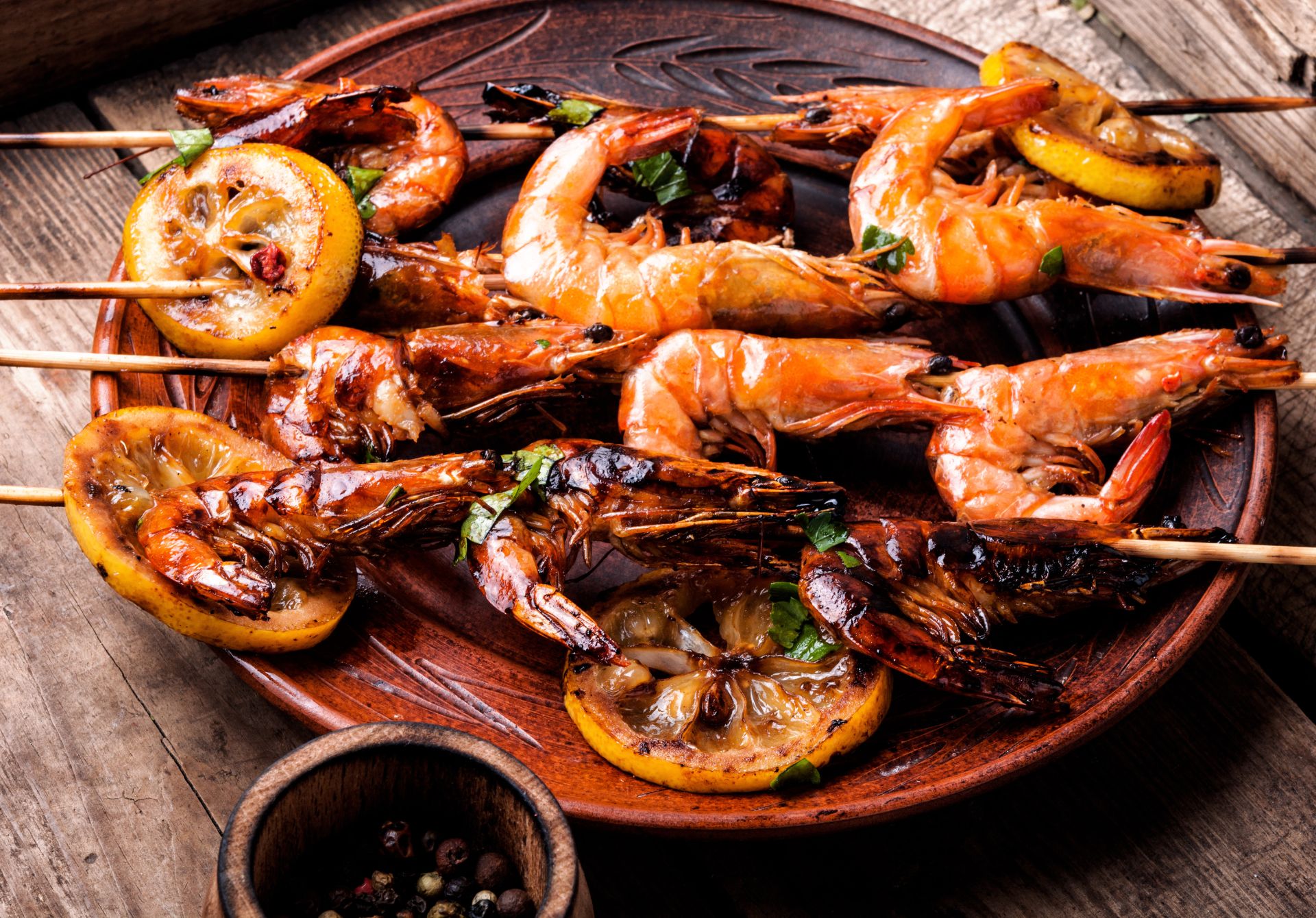 Thai-Spiced Shrimp Skewers