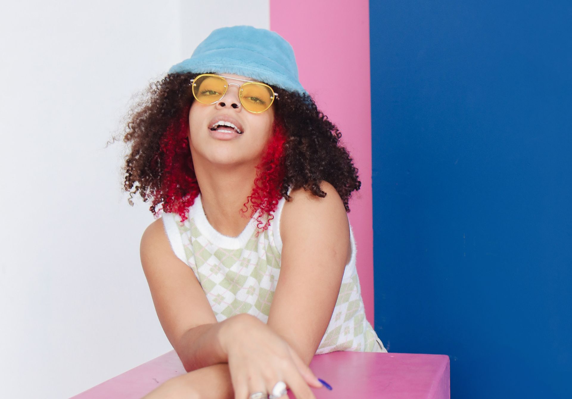 Vibrant Neon Highlights