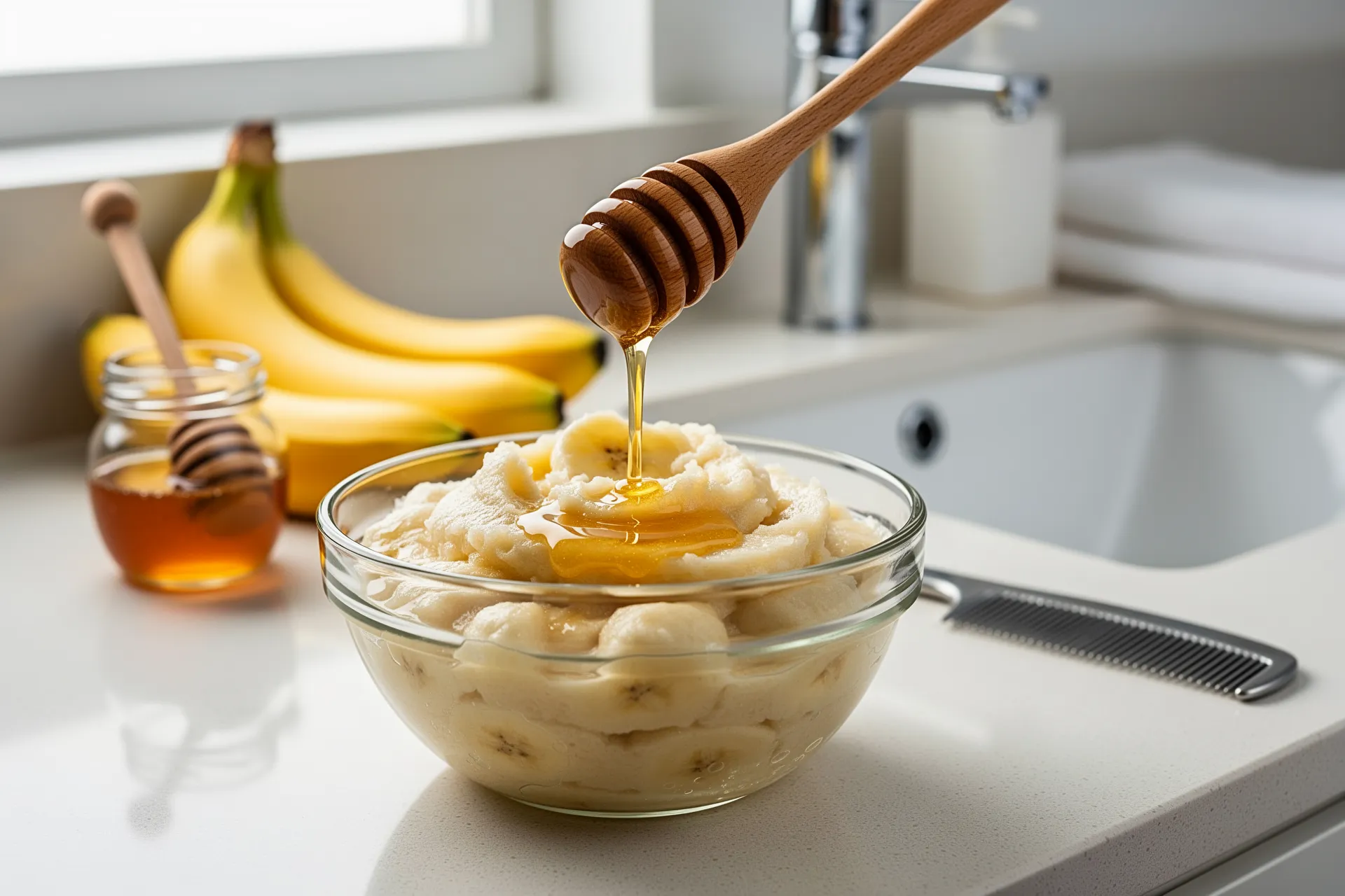 9 Banana and honey conditioner