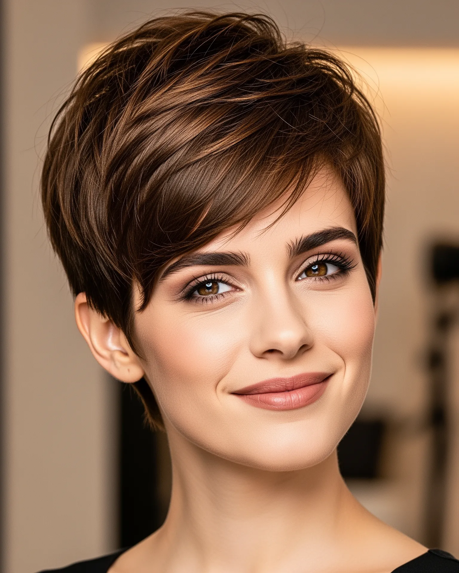 11 Textured pixie cut